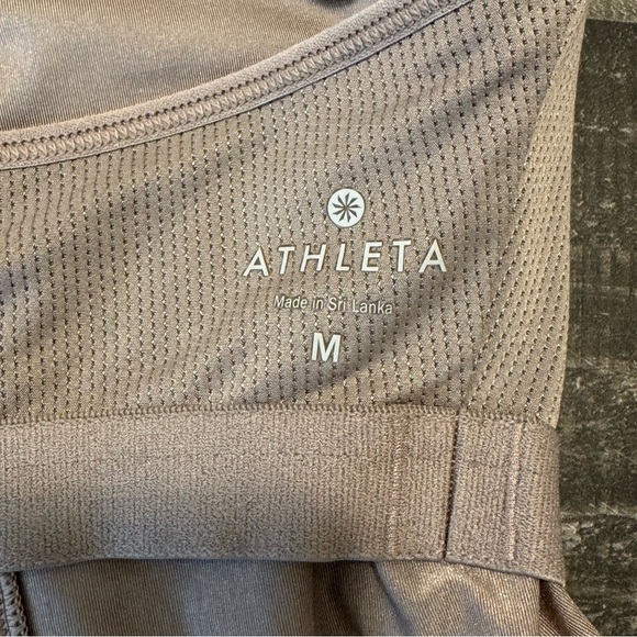 Athleta Tan Seamless Sports Bra size medium - Picture 7 of 11